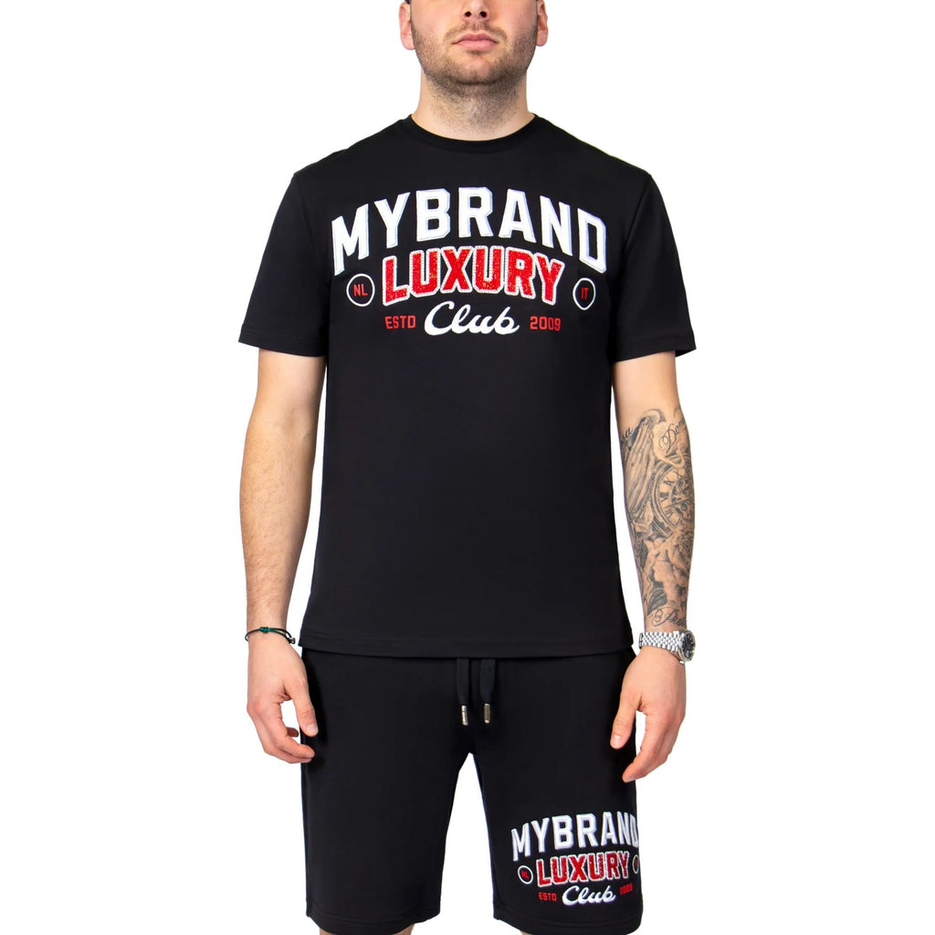 T-shirt Uomo My Brand - Luxury Club MYBRAND Black - Nero