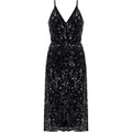 Vestiti da sera e cerimonia Donna Twinset - Abito Lungo C/Spallini E Sottoveste E Cintura - Nero