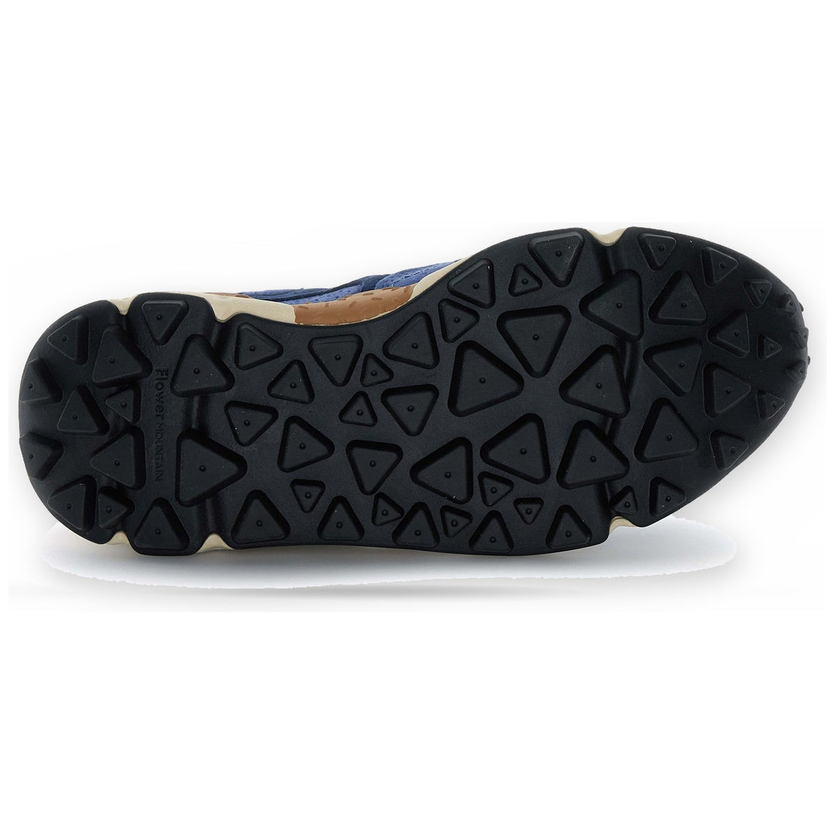 Sneaker Uomo Flower Mountain - Yamano 3 Man Suede/Nylon Navy-Blue-Brown - Blu
