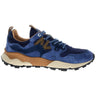 Sneaker Uomo Flower Mountain - Yamano 3 Man Suede/Nylon Navy-Blue-Brown - Blu