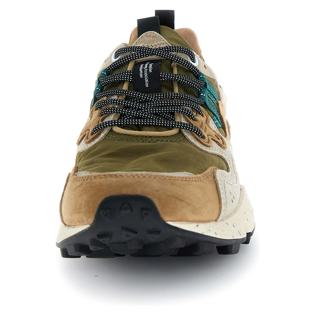 Sneaker Uomo Flower Mountain - Yamano 3 Man Suede/Nylon Cream-Brown-Taupe - Beige