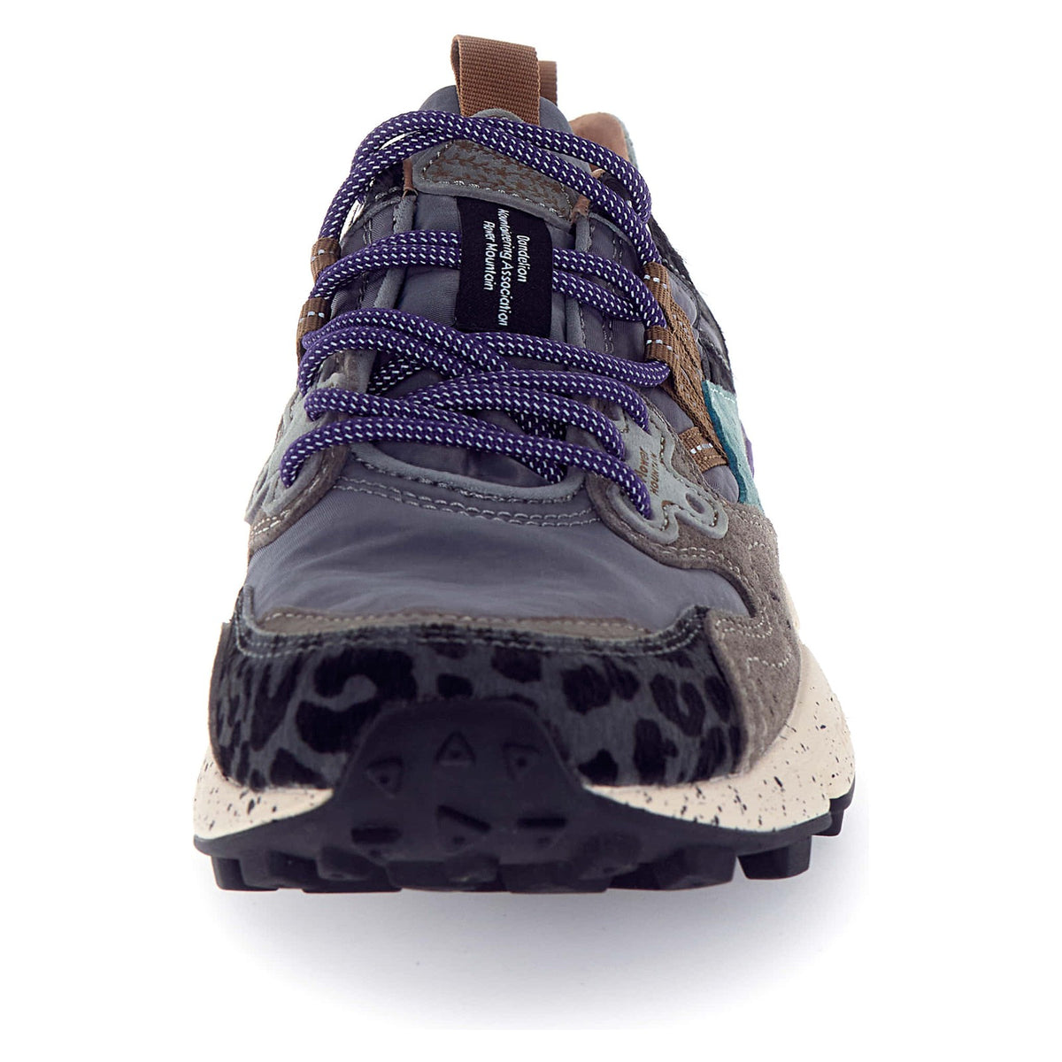 Sneaker Unisex Flower Mountain - Yamano 3 Uni Suede/Pony Hair/Nylon Dark Grey-Anthracite-Bottle - Antracite