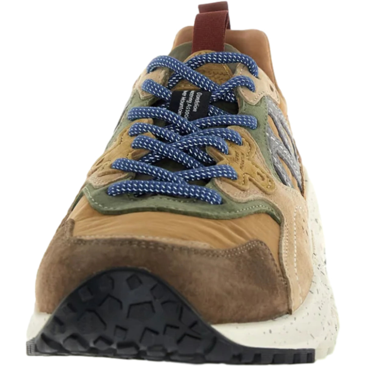 Sneaker Uomo Flower Mountain - Solin Man Suede/Nylon Brown-Cognac-Beige - Marrone