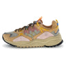 Sneaker Donna Flower Mountain - Yamabushi Woman Suede/Nylon Cognac-Taupe-Pink - Cuoio