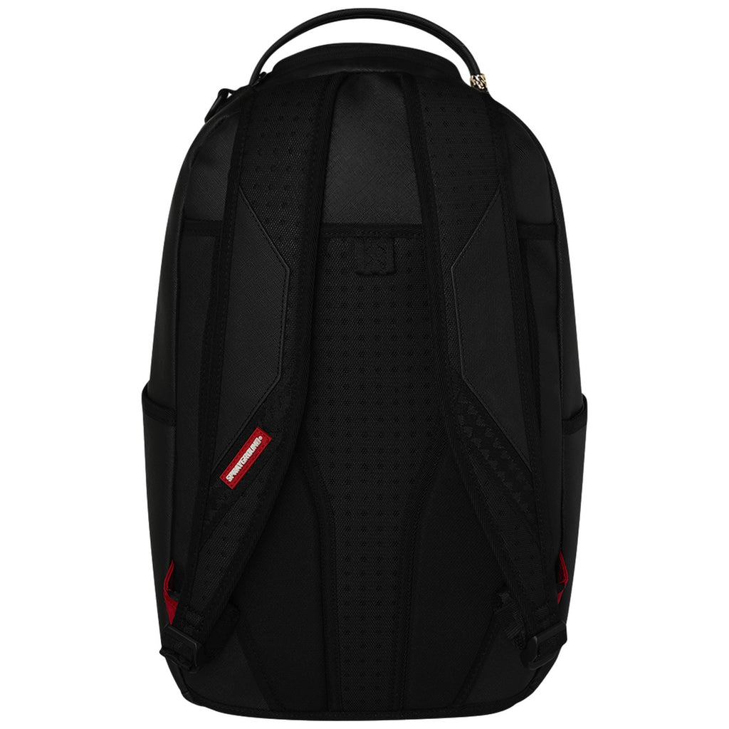 Zaini Casual Unisex Sprayground - Shark Central Black Embroidered Shark Backpack - Nero
