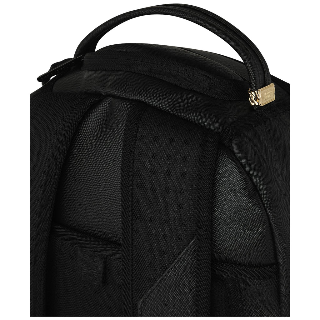 Zaini Casual Unisex Sprayground - Shark Central Black Embroidered Shark Backpack - Nero