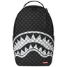 Zaini Casual Unisex Sprayground - Black And White Drip Check Shark Backpack - Nero