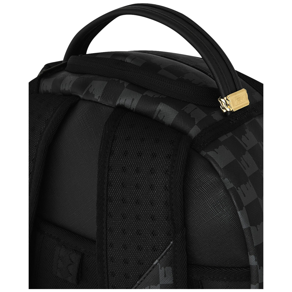 Zaini Casual Unisex Sprayground - Black And White Drip Check Shark Backpack - Nero