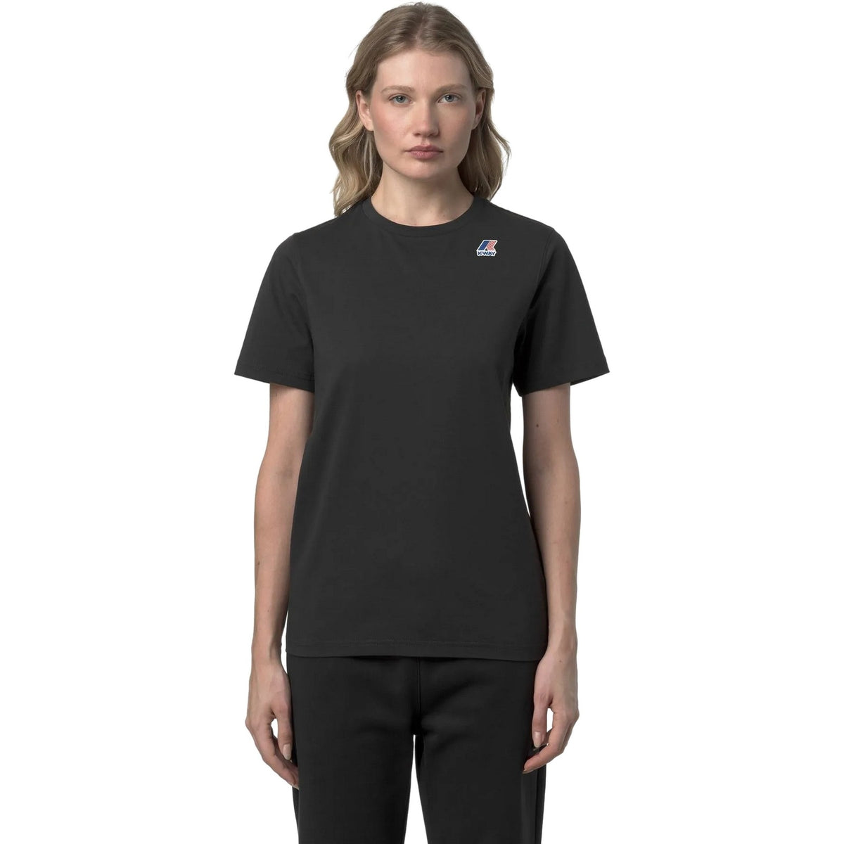 T-shirt Uomo K-Way - Leonide - Nero-Gianni Foti