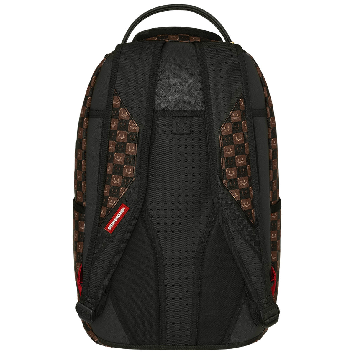 Zaini Casual Unisex Sprayground - Sharks In Paris Wtf Bubble Brown Check Backpack - Marrone