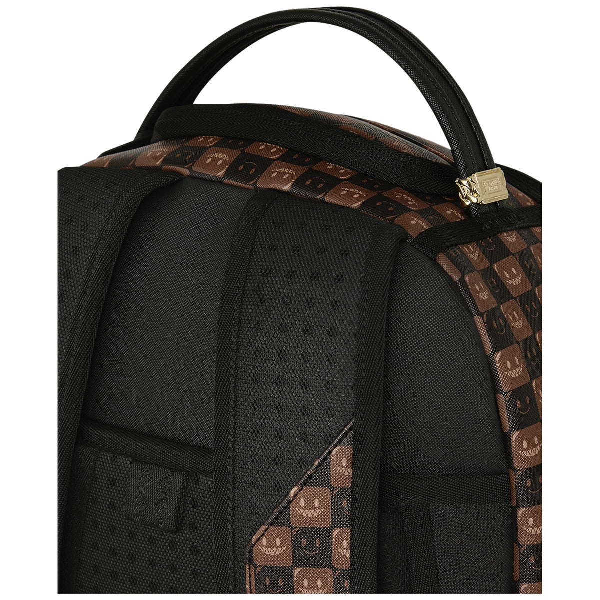 Zaini Casual Unisex Sprayground - Sharks In Paris Wtf Bubble Brown Check Backpack - Marrone