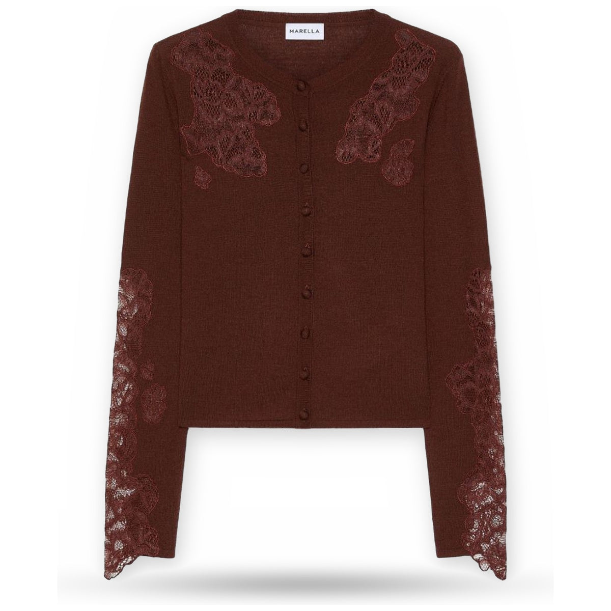 Cardigan Donna Marella - MLLCARIOCA - Marrone
