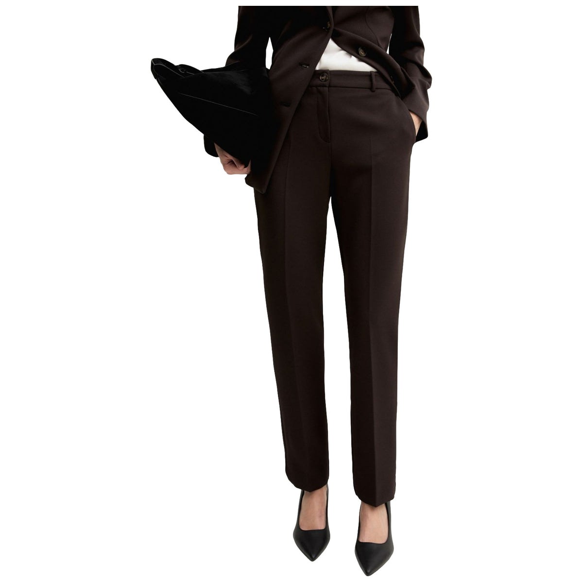 Pantaloni Donna Emme - Emmamico2 2625136291 - Testa Di Moro