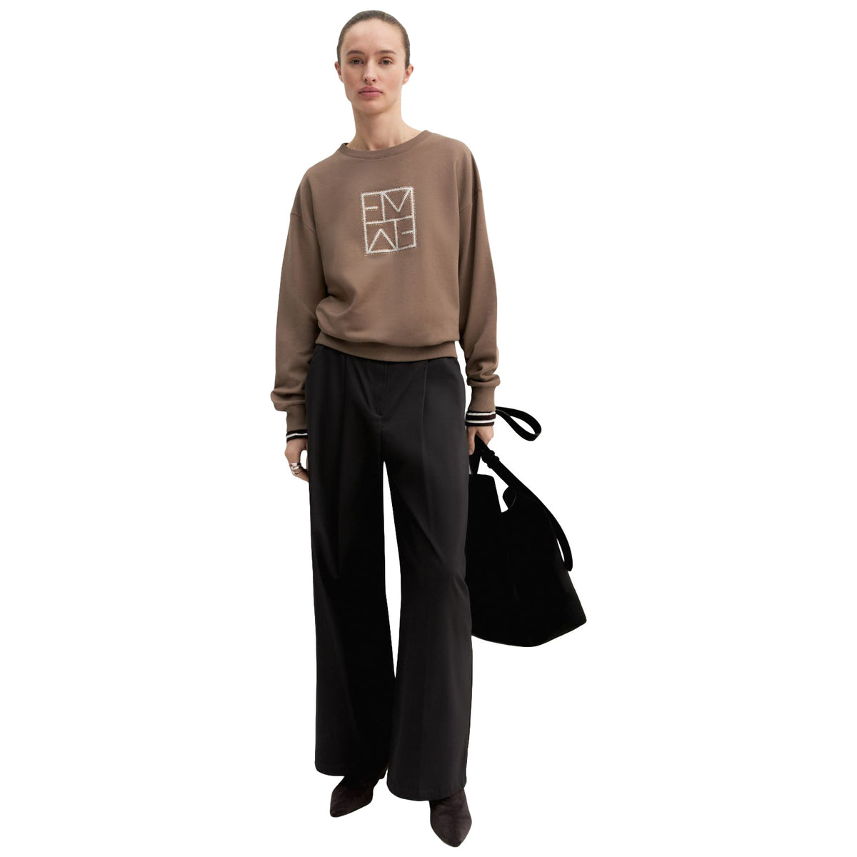 Felpe senza cappuccio Donna Emme - Emmquorum 2625926011 - Tortora