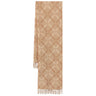 Sciarpe Donna Twinset - Sciarpa In Tessuto Jacquard - Beige