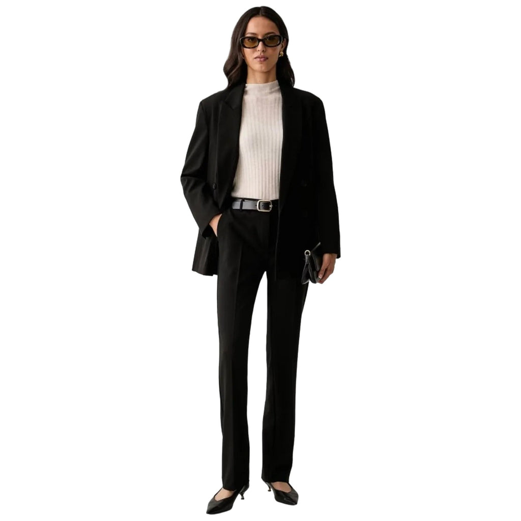 Pantaloni Donna Twinset - Pantalone N/Y Con Elastico Dietro - Nero