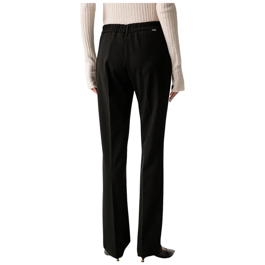 Pantaloni Donna Twinset - Pantalone N/Y Con Elastico Dietro - Nero