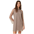 Vestiti casual Donna Twinset - Abito Corto M/L In Pizzo - Beige