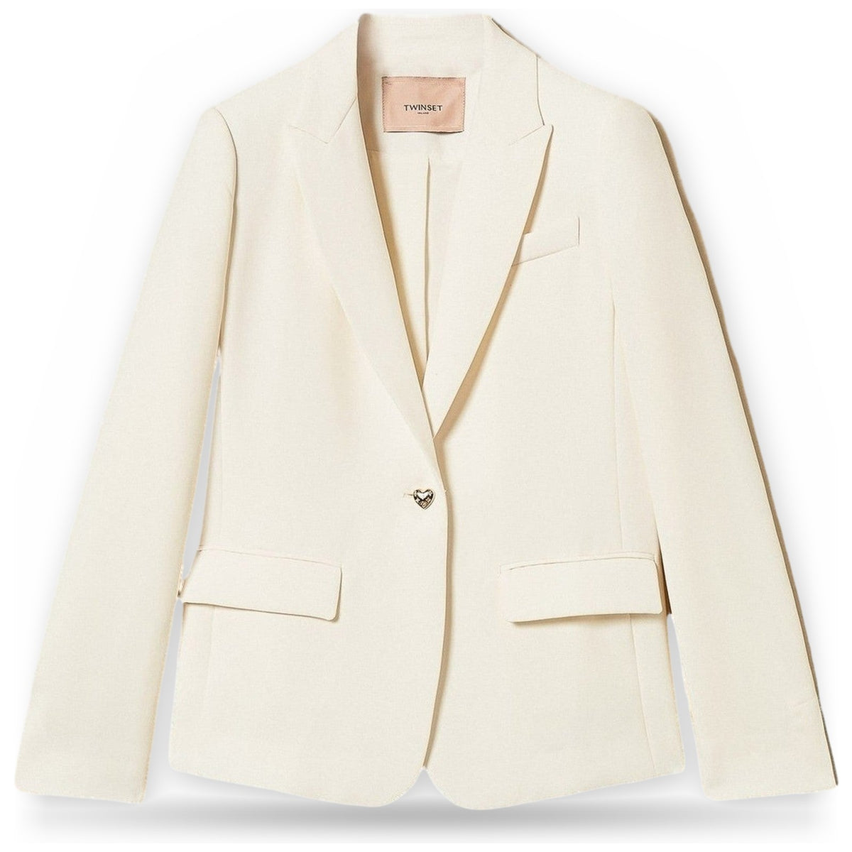 Giacche da abito e blazer Donna Twinset - Blazer Monopetto - Panna