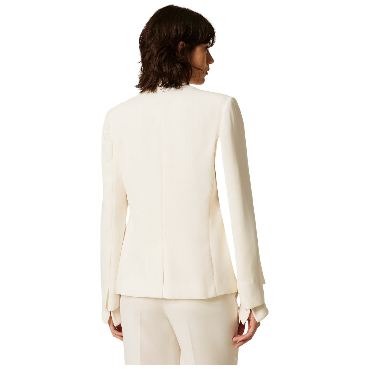 Giacche da abito e blazer Donna Twinset - Blazer Monopetto - Panna
