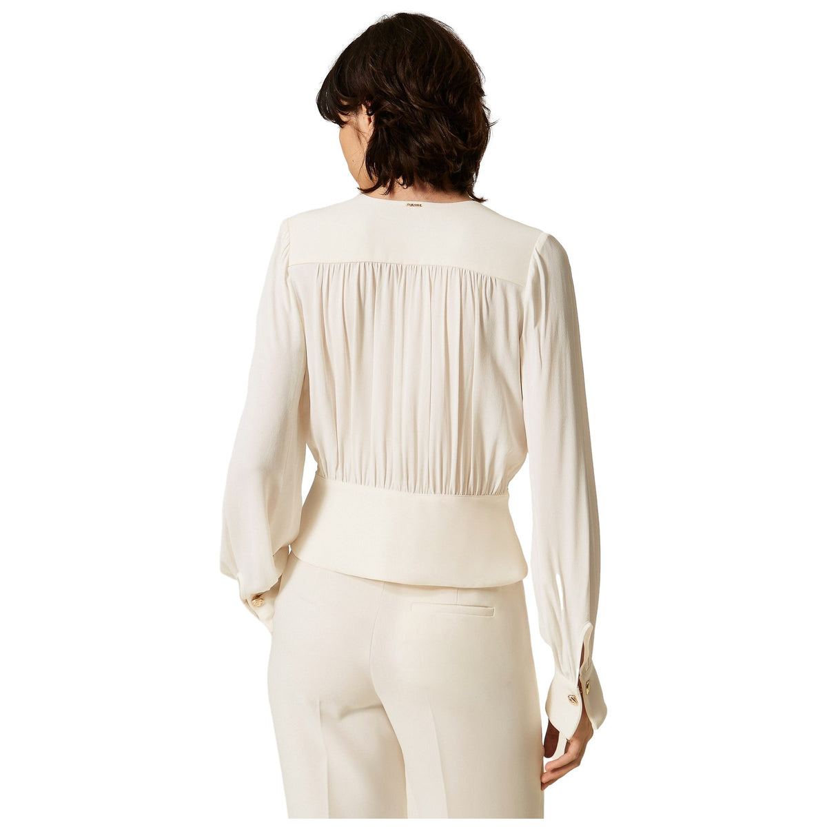 Bluse e camicie Donna Twinset - Camicia M/L 262TP2434 - Panna