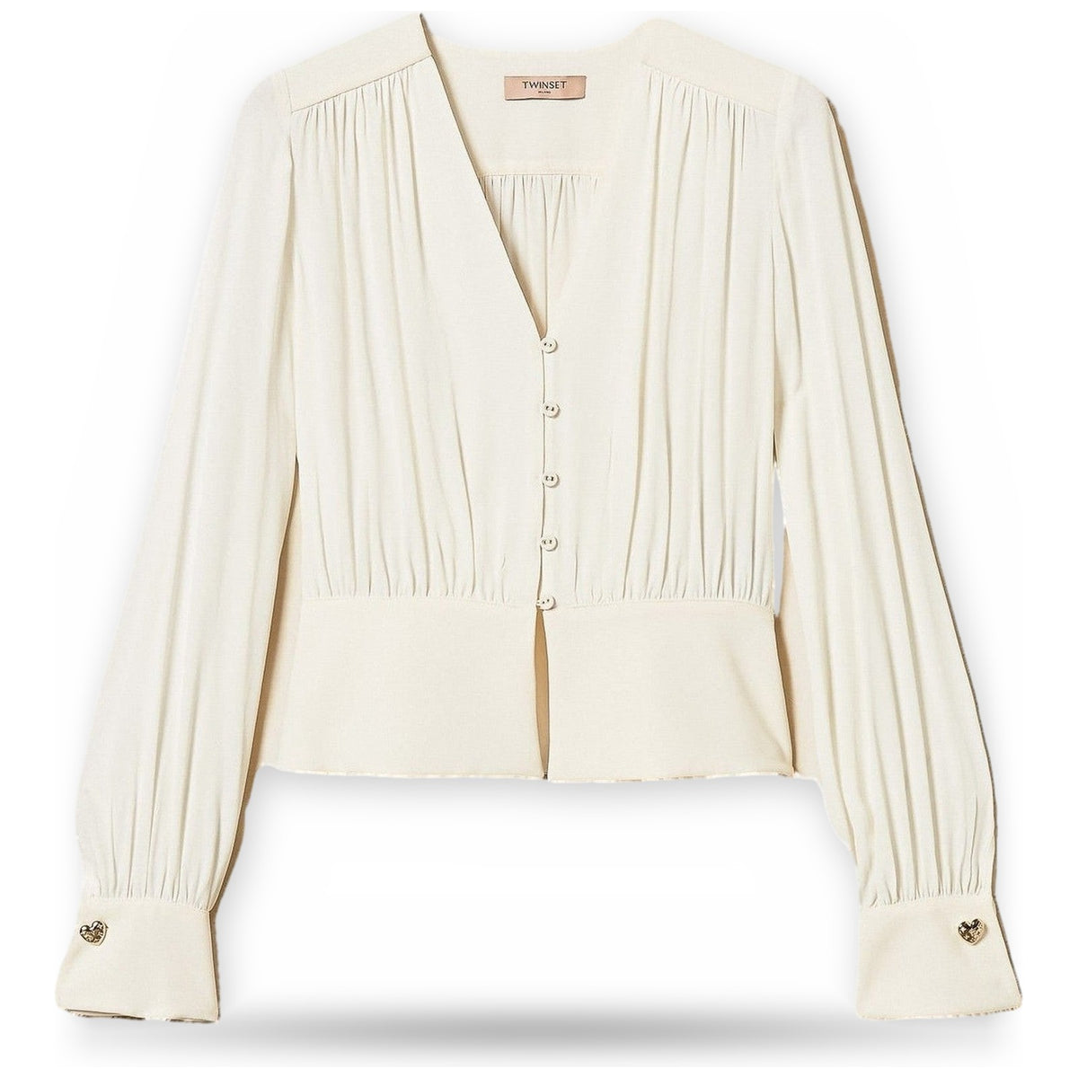 Bluse e camicie Donna Twinset - Camicia M/L 262TP2434 - Panna