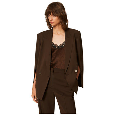 Giacche Donna Twinset - Giacca Cappa M/L - Marrone
