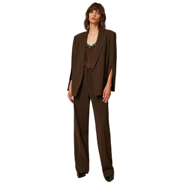 Pantaloni Donna Twinset - Pantalone C/Elastico - Marrone
