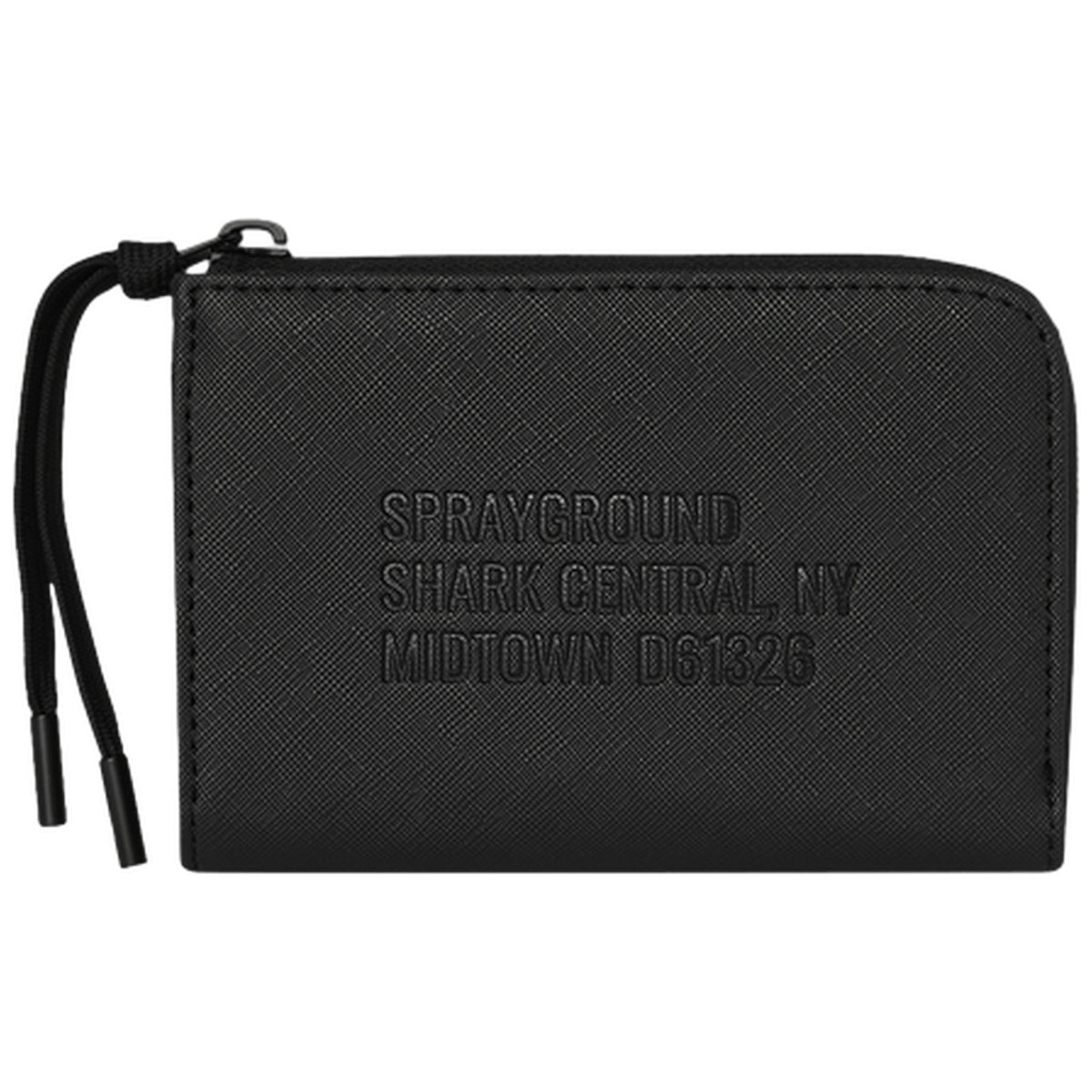 Portafogli Unisex Sprayground - Blacked Out Embossed Gold Tooth Wallet - Nero
