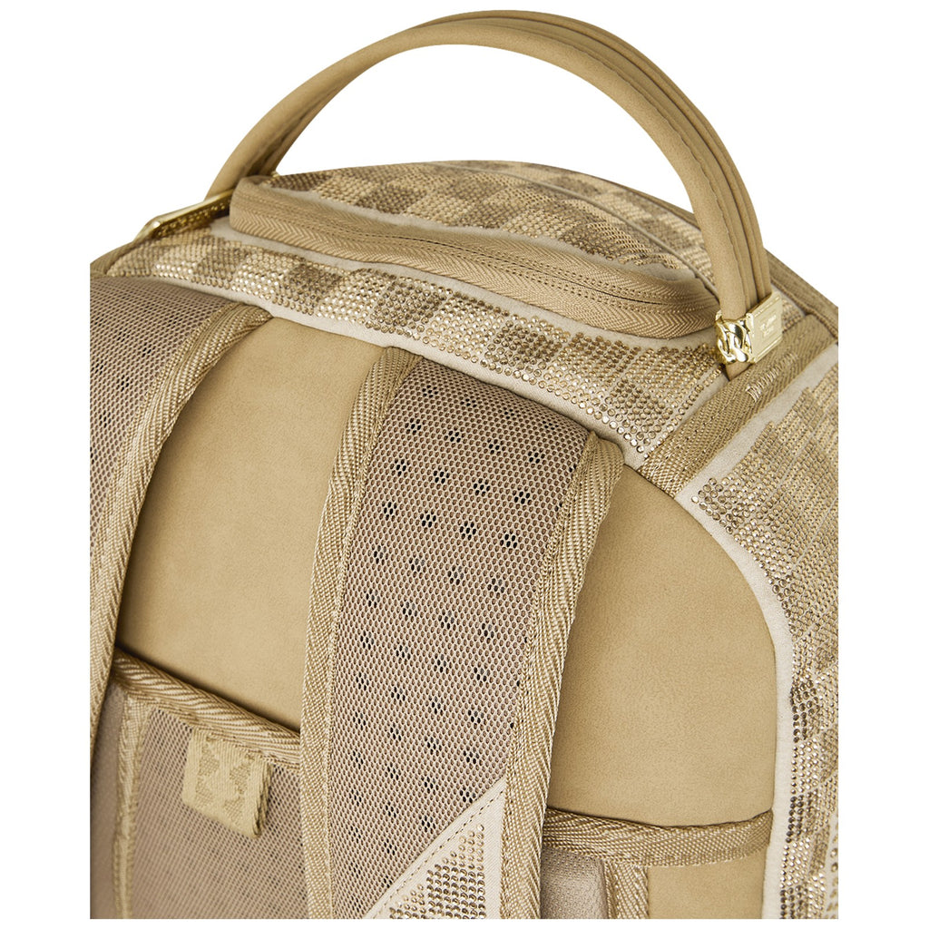 Zaini Casual Unisex Sprayground - 2 Tone Gold Trinity Backpack - Oro