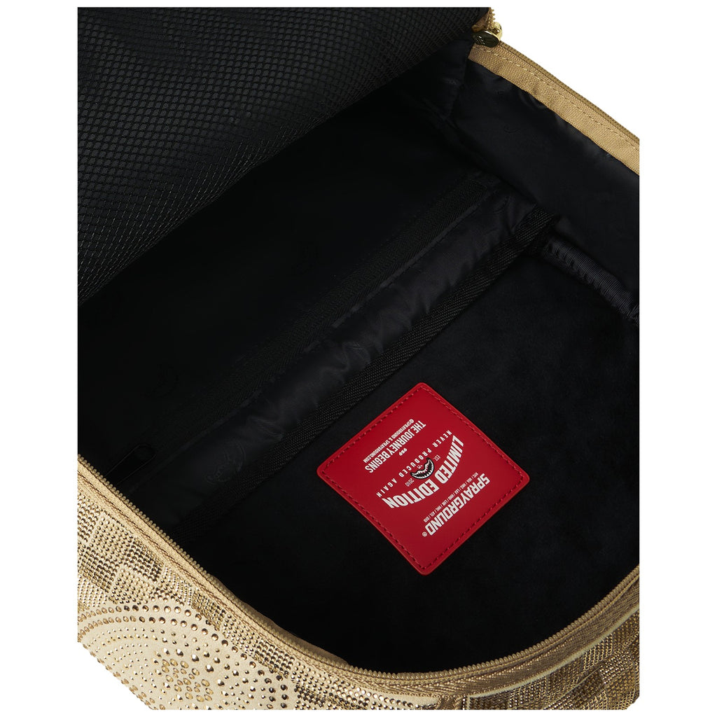 Zaini Casual Unisex Sprayground - 2 Tone Gold Trinity Backpack - Oro