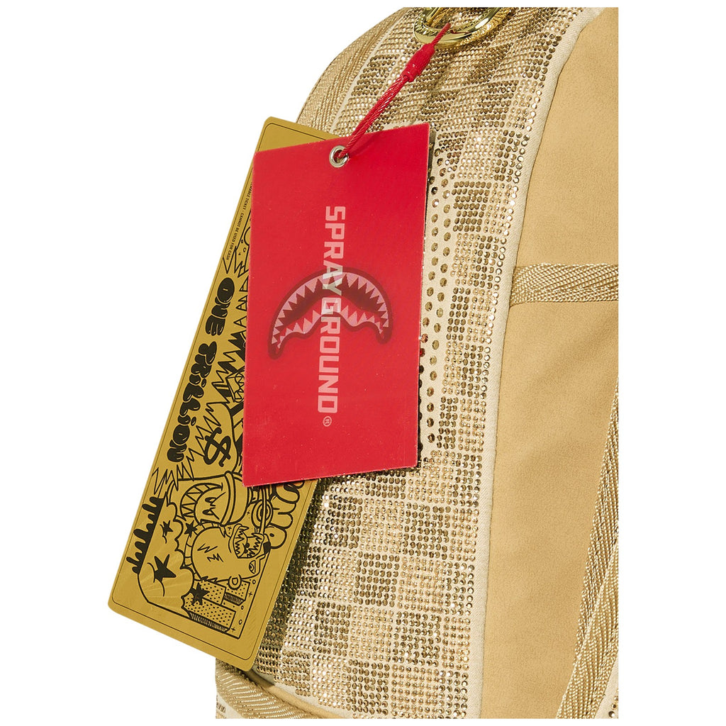 Zaini Casual Unisex Sprayground - 2 Tone Gold Trinity Backpack - Oro