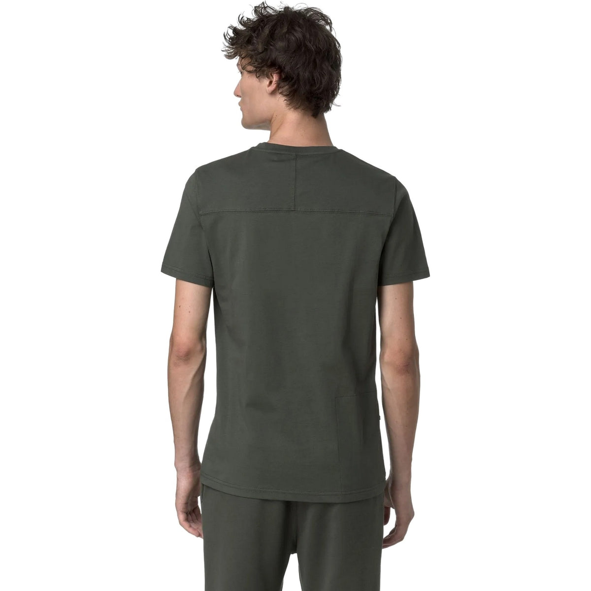 T-shirt Uomo K-Way - Leonide - Verde-Gianni Foti