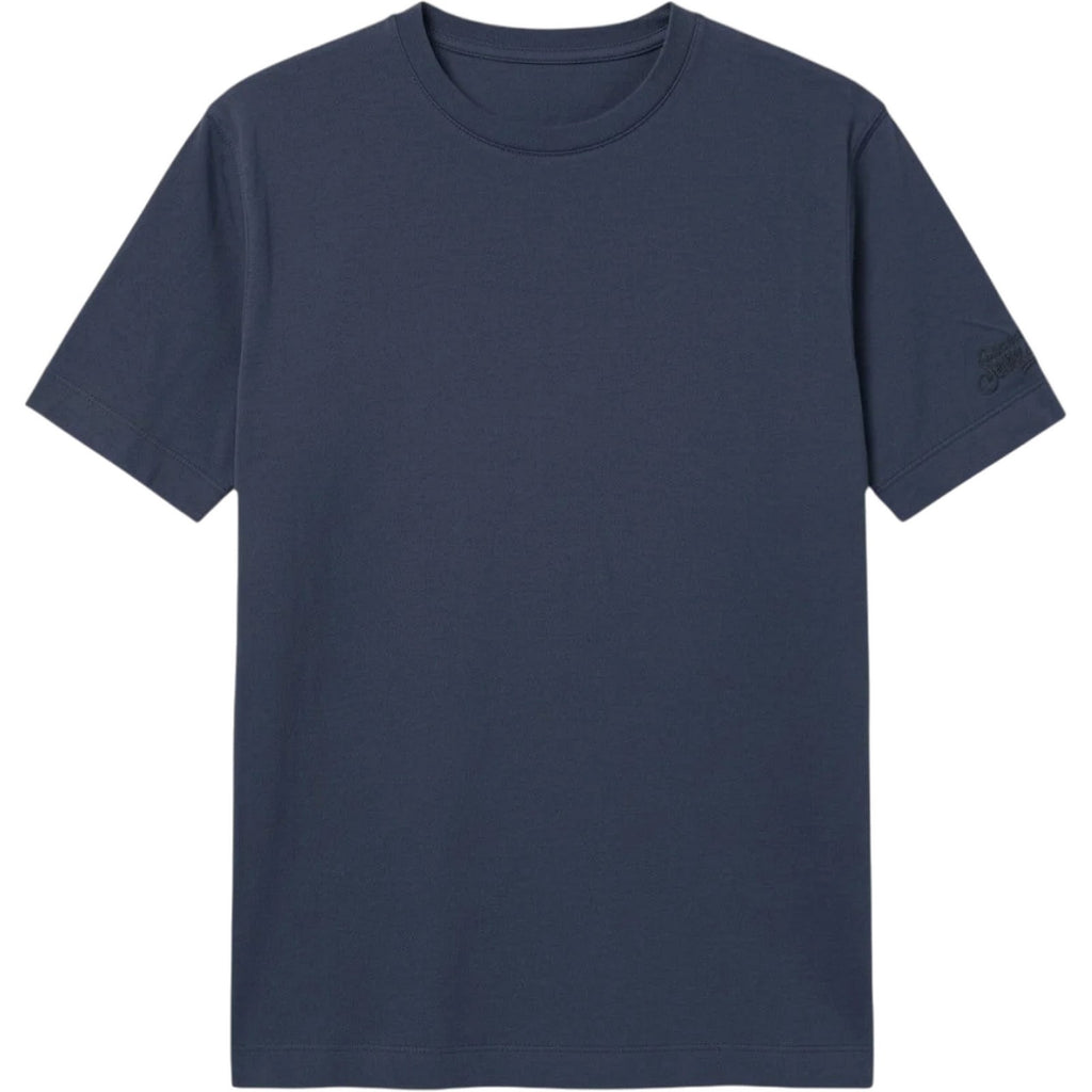 T-shirt Uomo Mc2 Saint Barth - Man Jersey Crepe T-Shirt - Blu