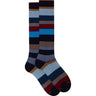 Calze Uomo Gallo - Uomo Lungo Co/Ws Riga Multic - Blu-Gianni Foti