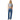 Pantaloni Donna Pinko - Lovely Loose Soft Ocean Denim - Blu