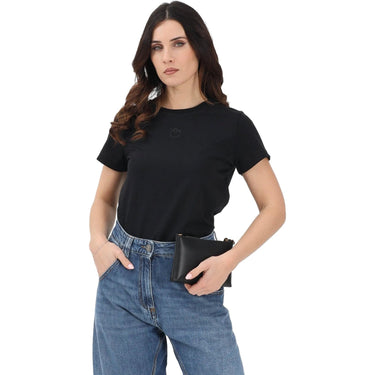 T-shirt Donna Pinko - Bussolotto T-Shirt Jersey Patc - Nero