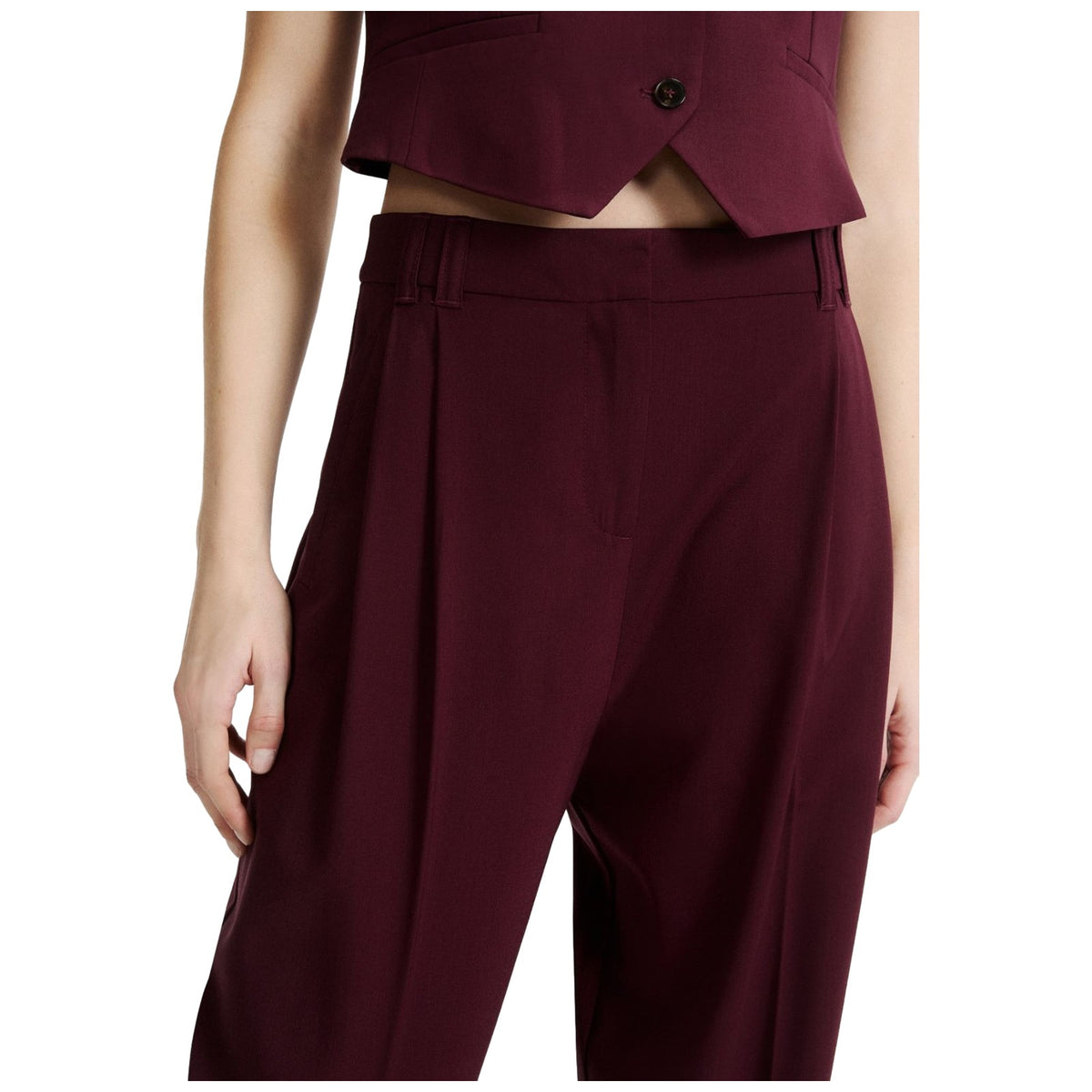 Pantaloni Donna Marella - MLLODINO - Bordeaux