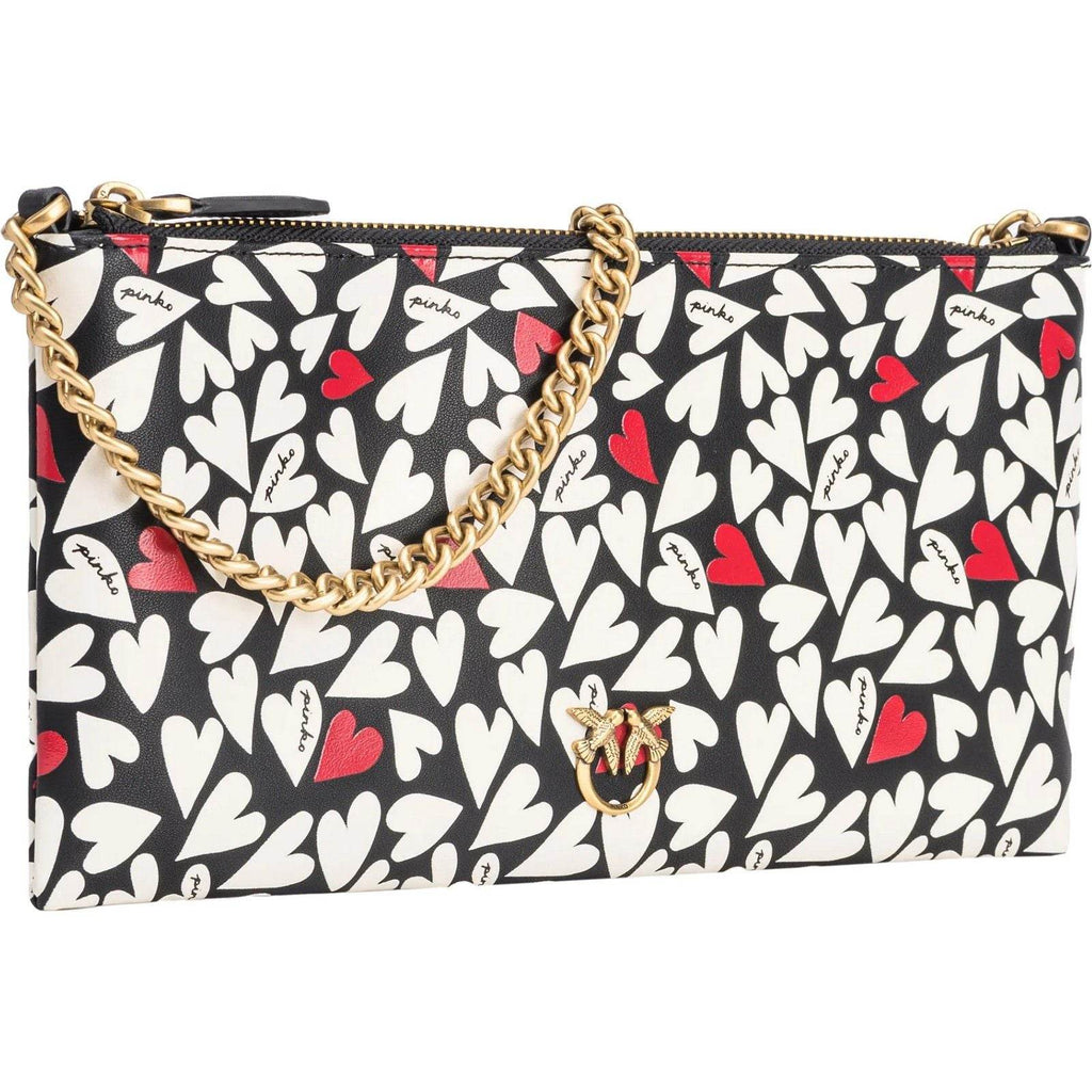 Pochette e Clutch Donna Pinko - Horizontal Flat Vitello Seta S - Nero