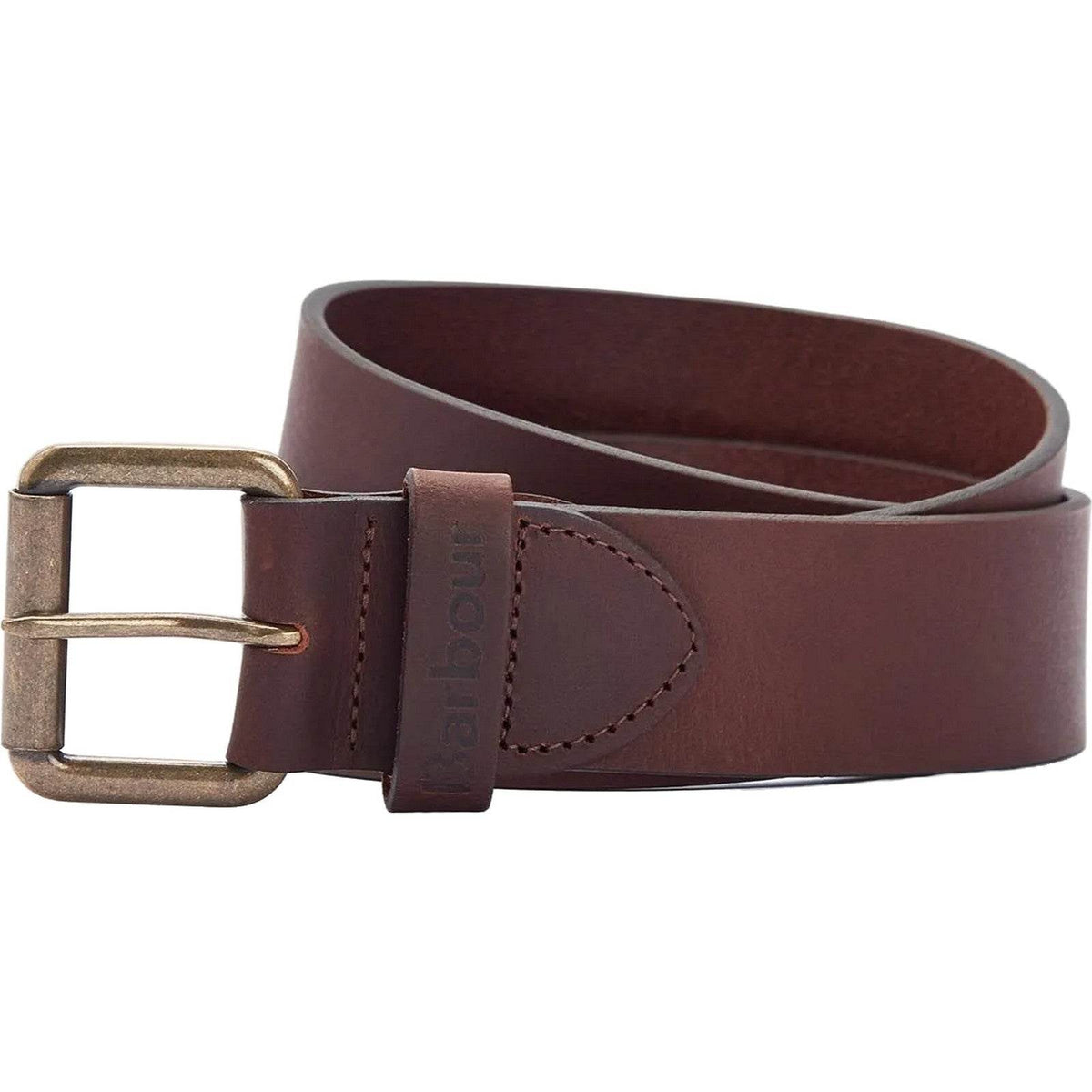 Cinture Uomo Barbour - Allanton Leather Belt - Marrone-Gianni Foti