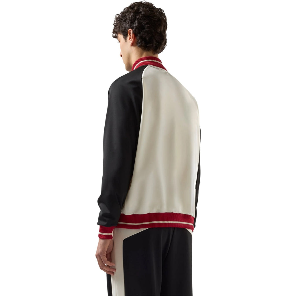 Felpe senza cappuccio Uomo Gcds - Color Block Track Jacket - Nero