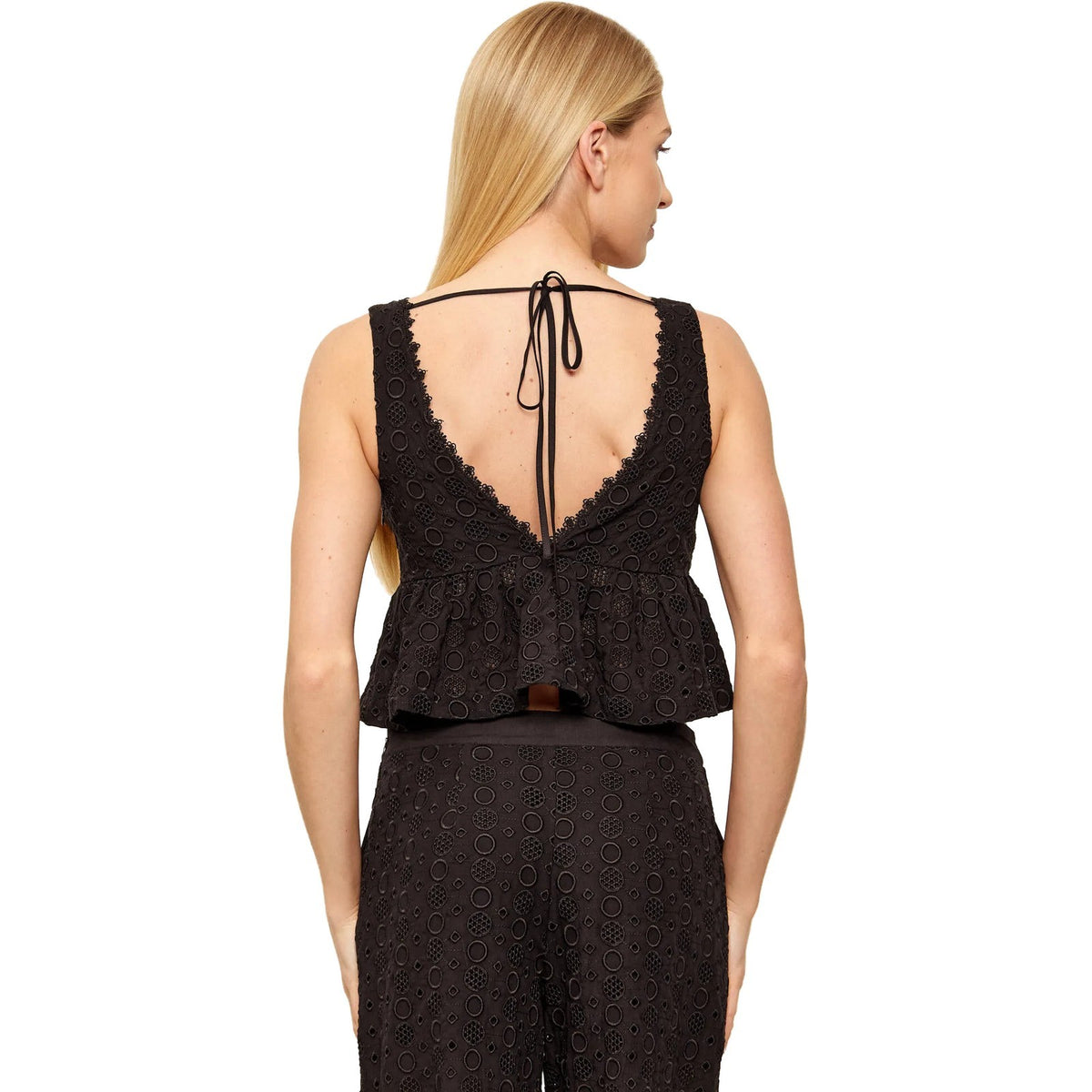 Canotte e top Donna Pinko - Kiersten Top Popeline Ricamo S - Marrone