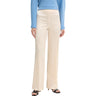 Pantaloni Donna Twinset - Pantalone Wide Vita Alta - Beige