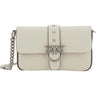 Borse a spalla Donna Pinko - Love One Slouchy Baby Vitello - Bianco