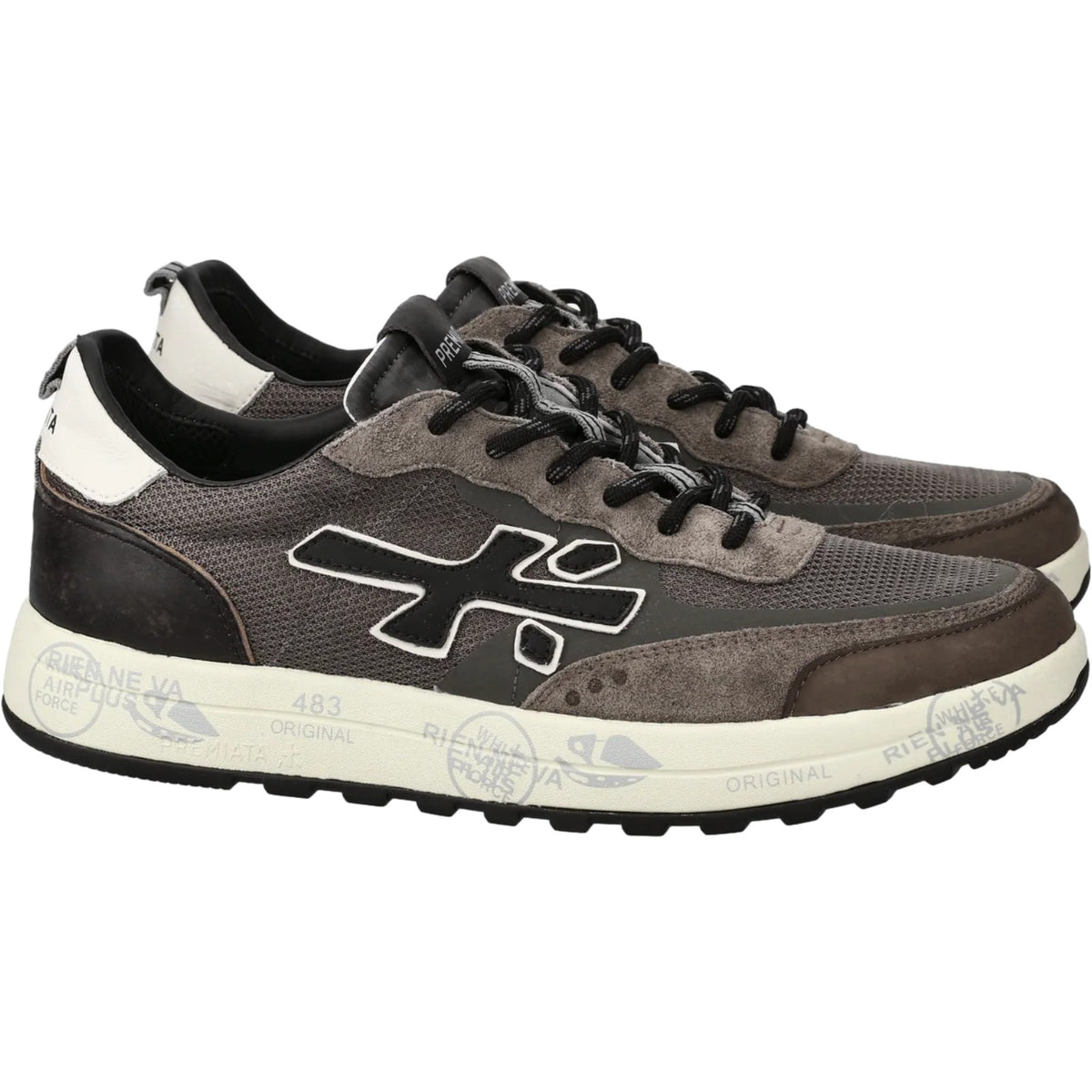 Sneaker Uomo Premiata - Nous - Grigio-Gianni Foti