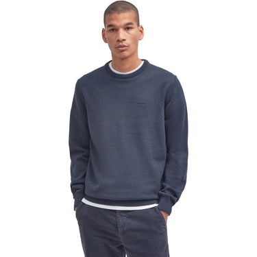 Maglioni Uomo Barbour - Pima Cotton Crew - Blu-Gianni Foti