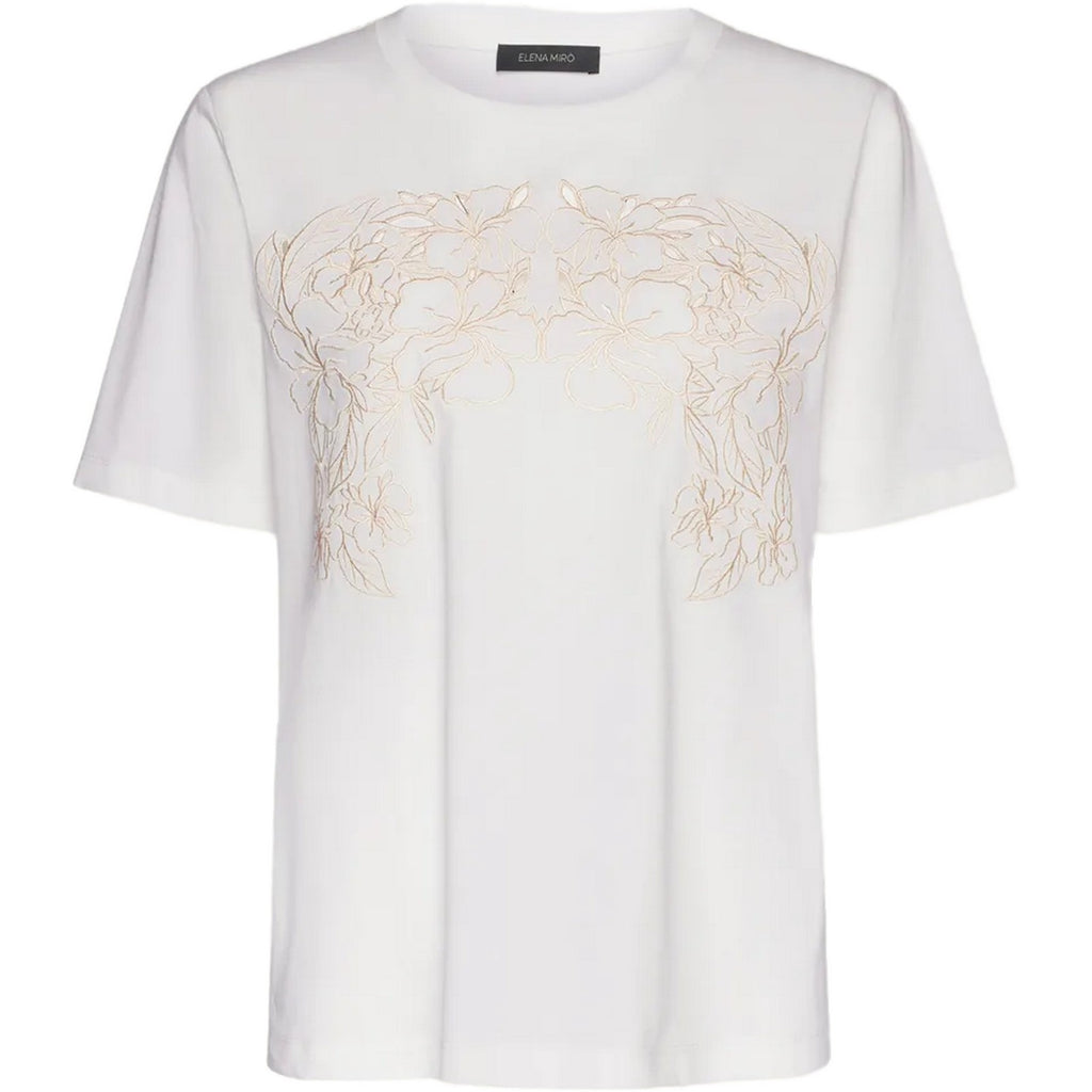 T-shirt Donna Elena Miro' - T-shirt - Bianco-Gianni Foti