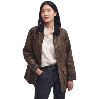 Giacche Donna Barbour - Beadnell Wax Jacket - Marrone-Gianni Foti