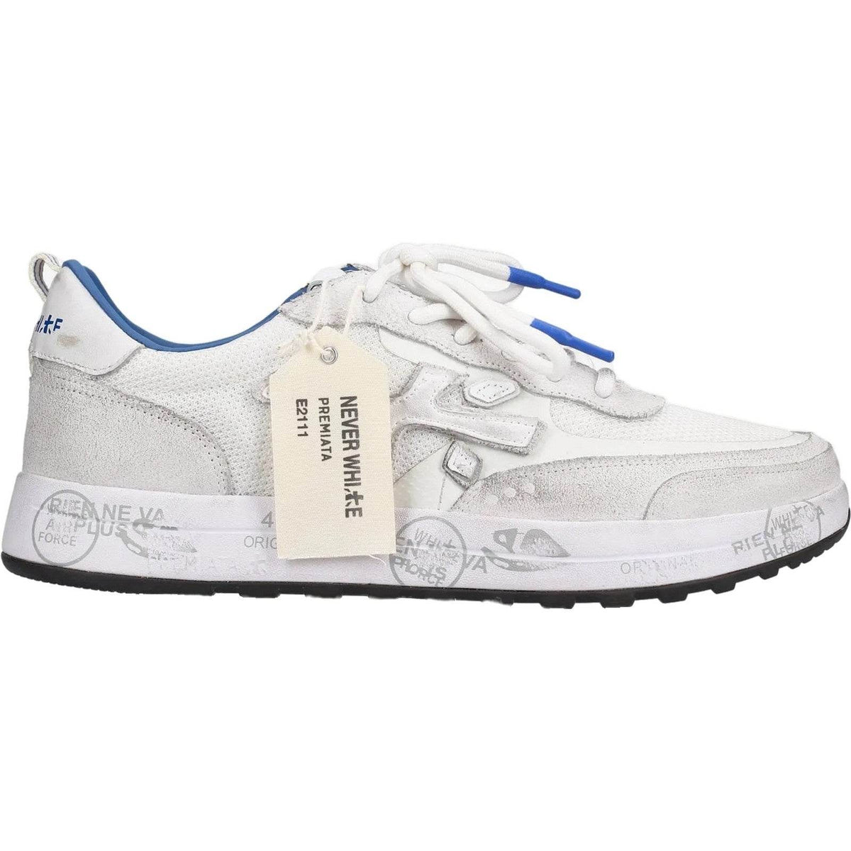 Sneaker Uomo Premiata - Nous - Bianco-Gianni Foti