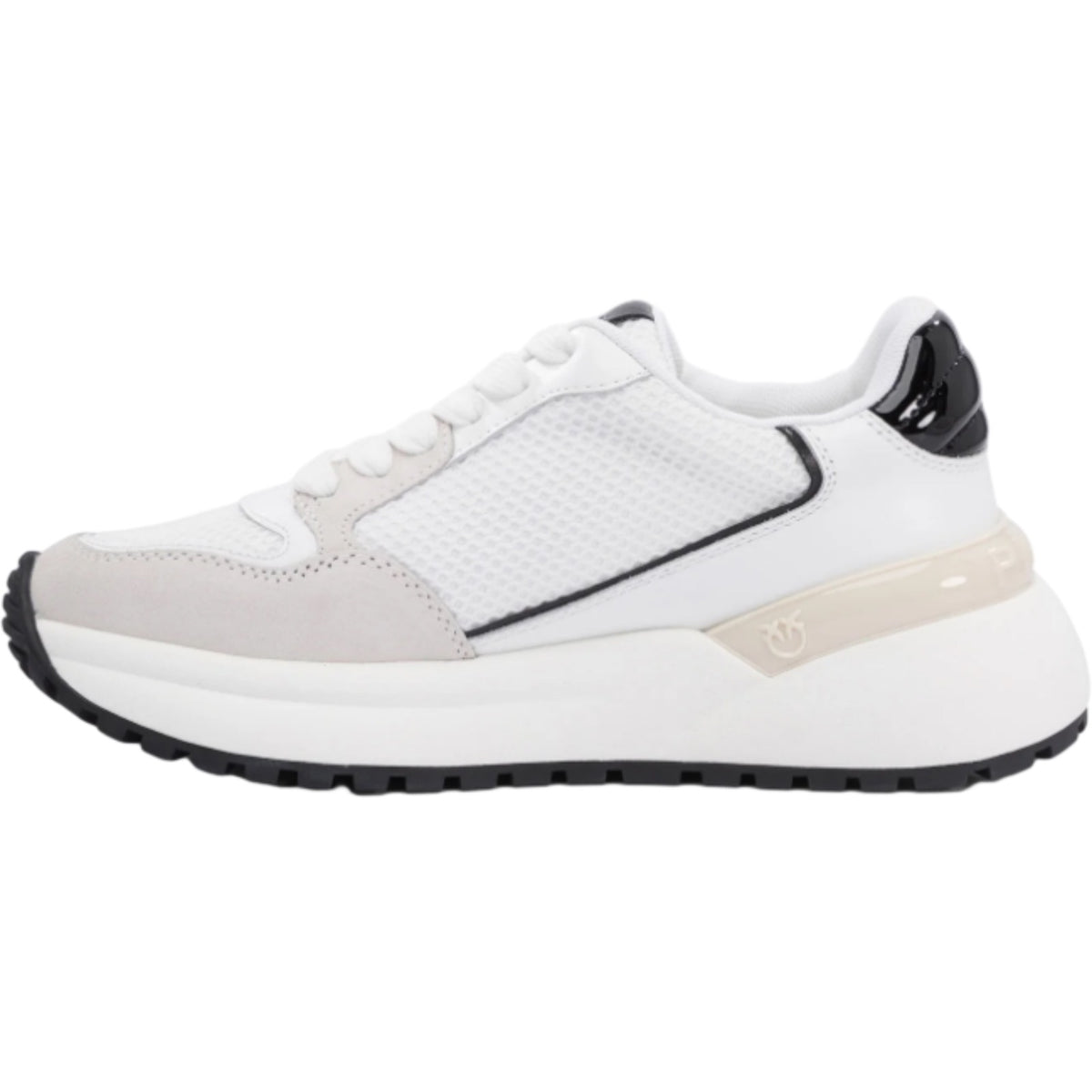 Sneaker Donna Pinko - Sneaker Cow Suede - Bianco-Gianni Foti